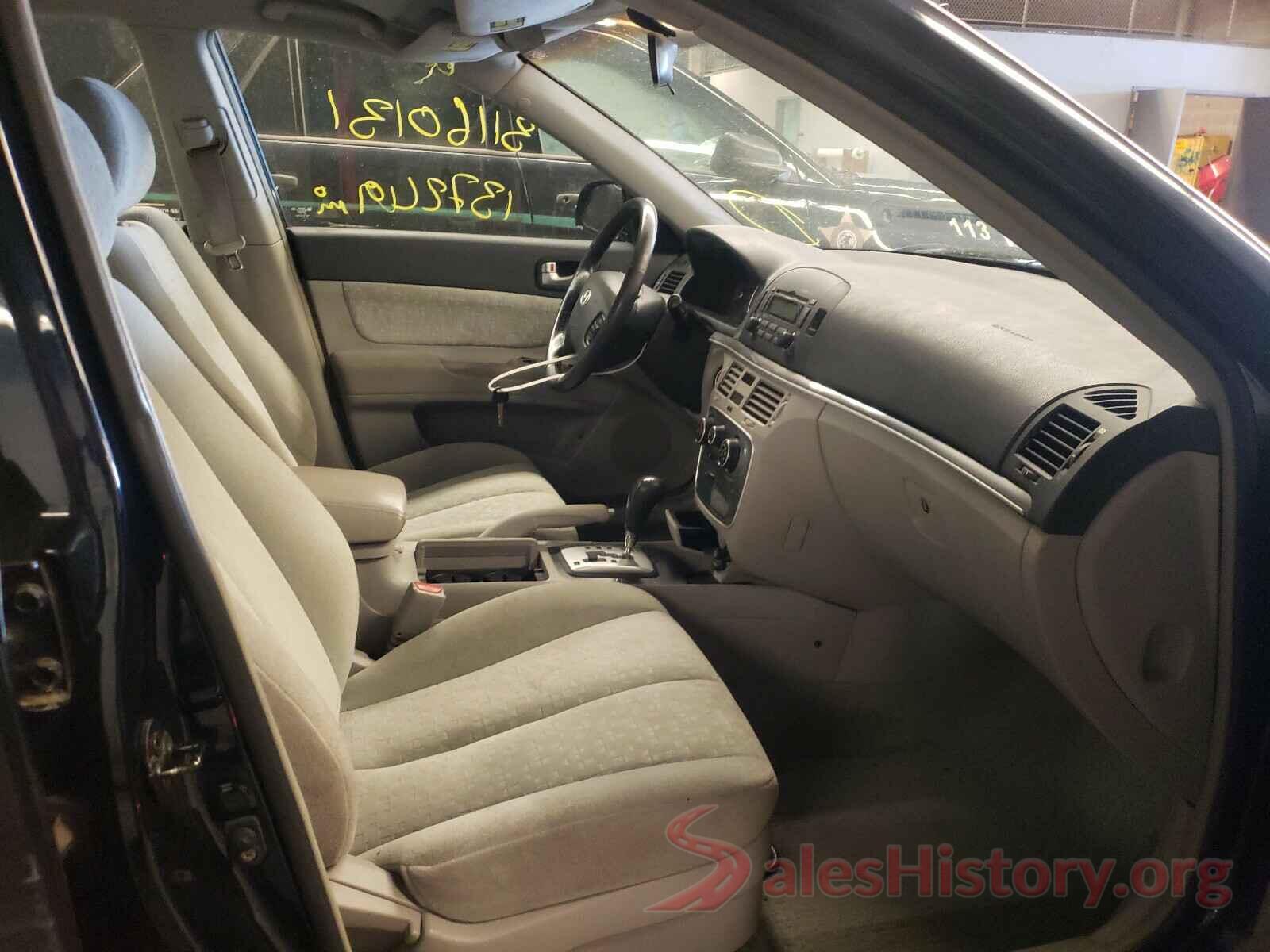 5XYPG4A38GG103827 2006 HYUNDAI SONATA