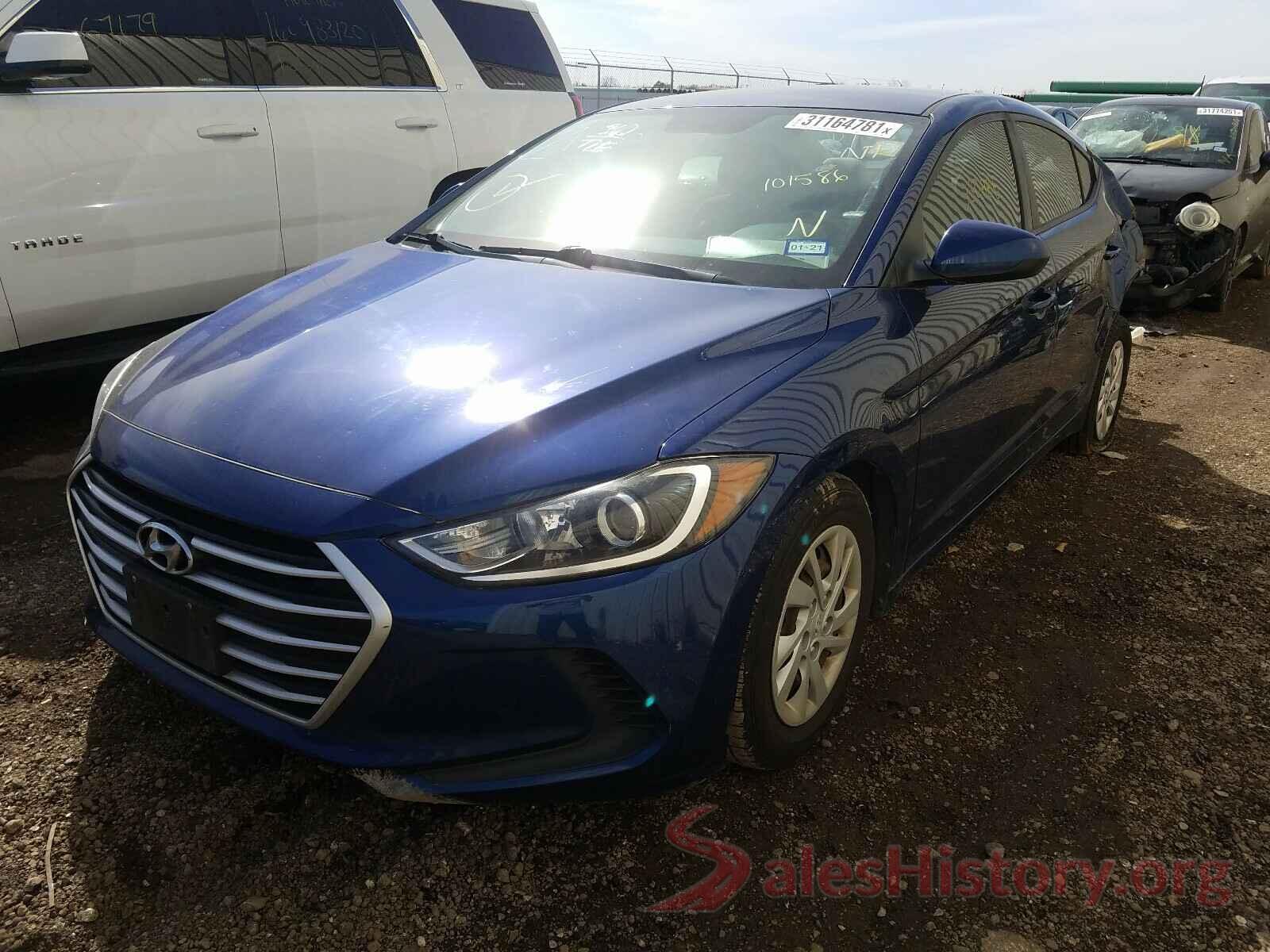 5NPD74LF7HH101586 2017 HYUNDAI ELANTRA