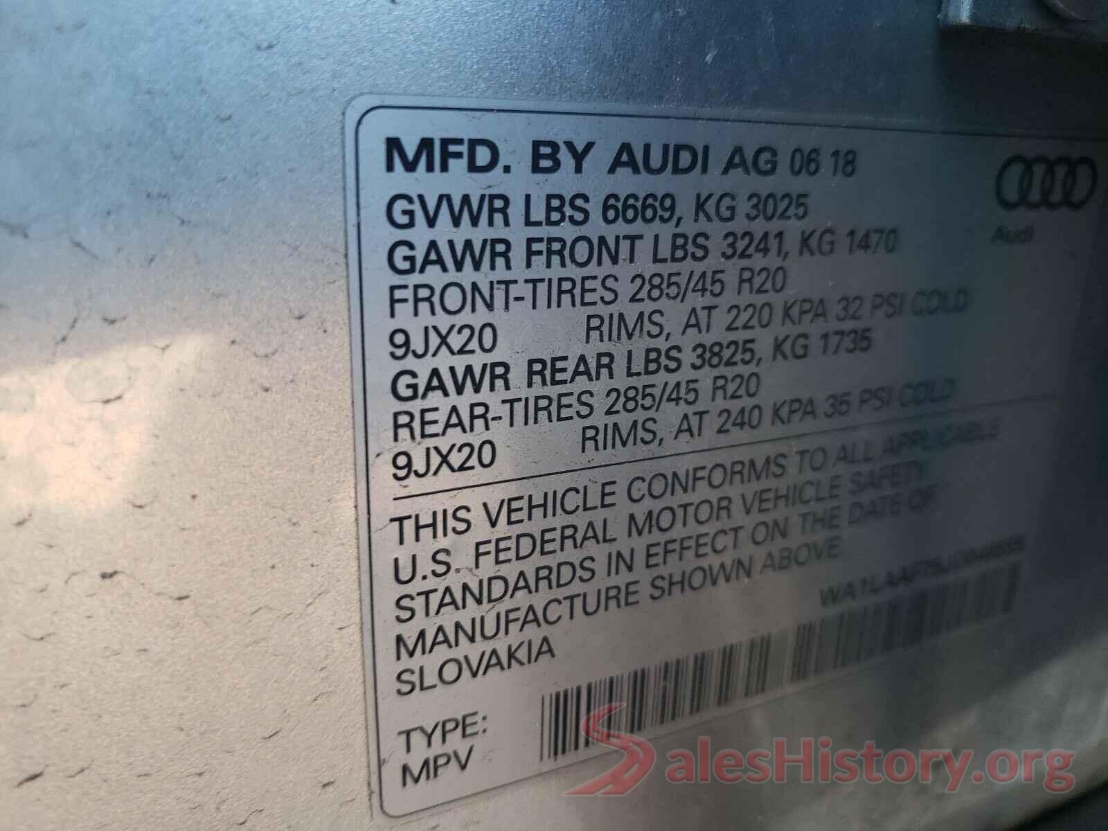 WA1LAAF75JD048585 2018 AUDI Q7