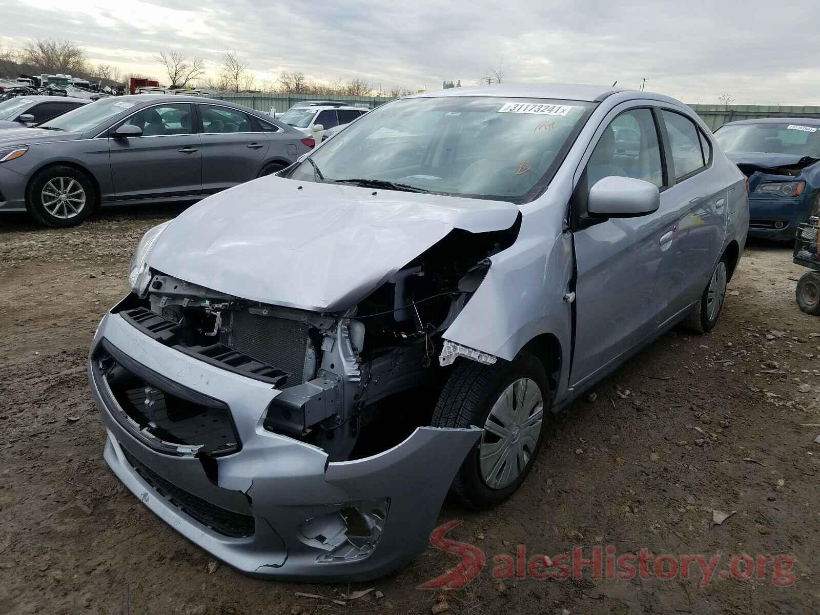 ML32F3FJ0LHF09672 2020 MITSUBISHI MIRAGE