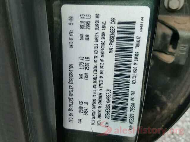 1FADP5AU4JL101544 2000 CHRYSLER 300