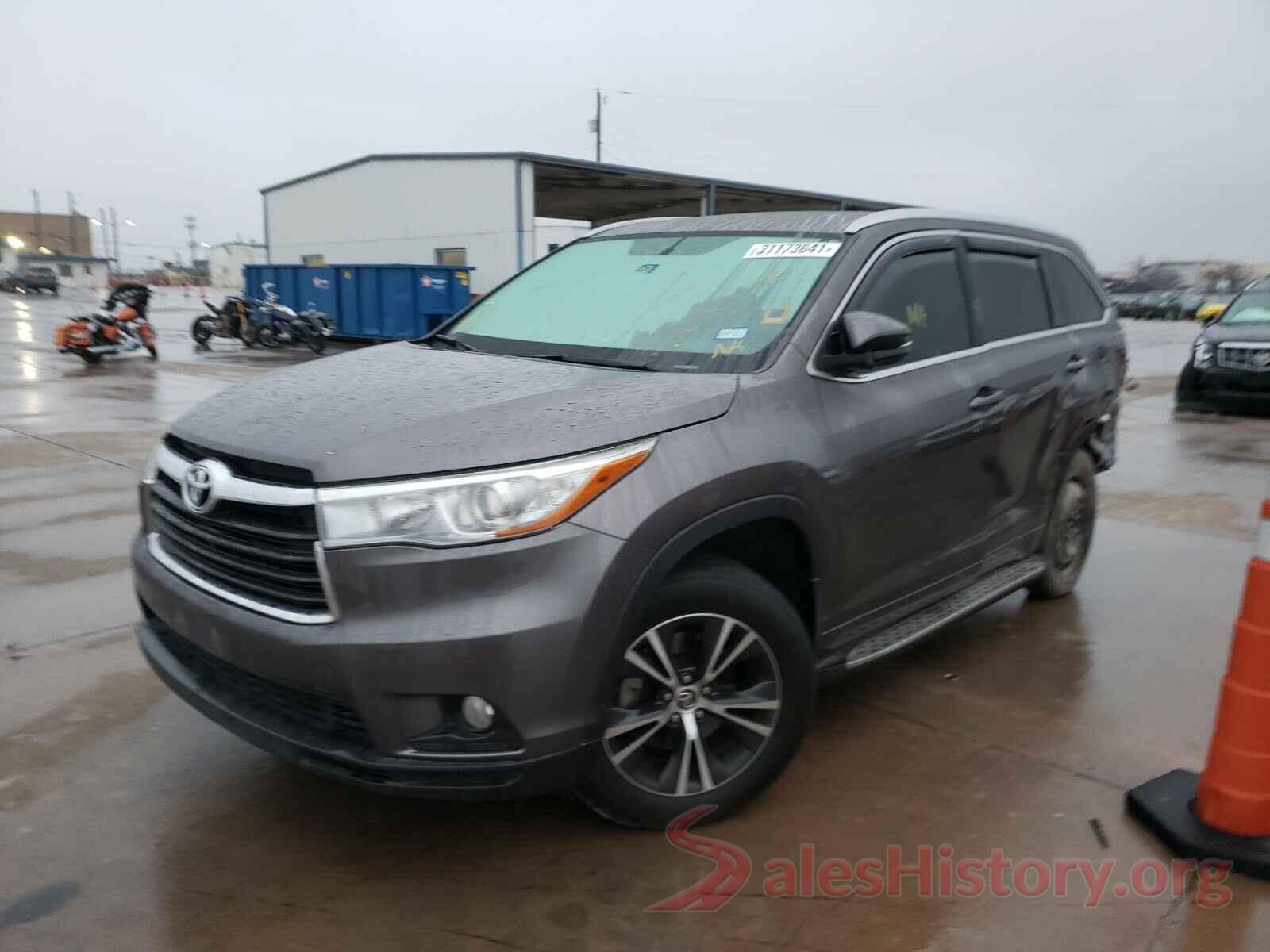 5TDKKRFH6GS121966 2015 TOYOTA HIGHLANDER