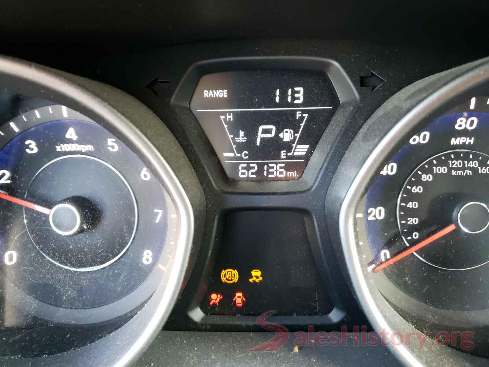 5NPDH4AE4GH730809 2016 HYUNDAI ELANTRA