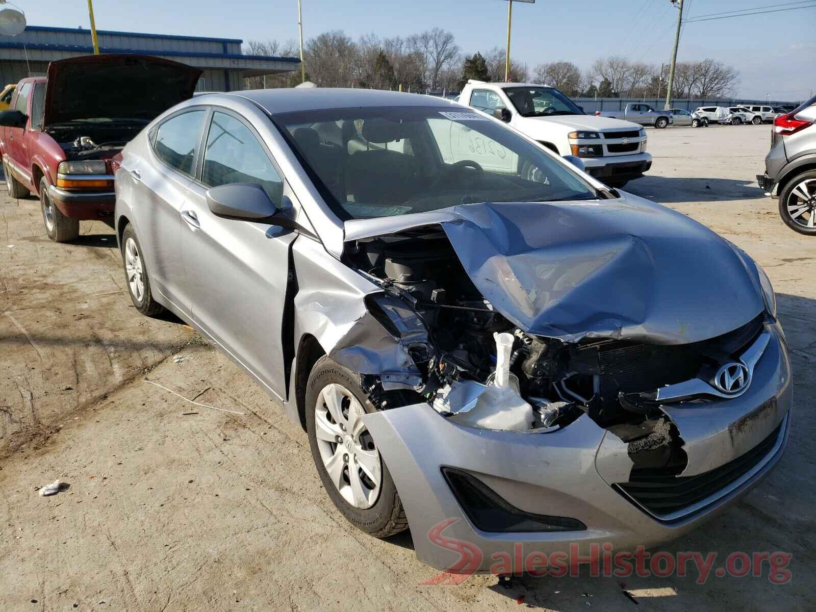 5NPDH4AE4GH730809 2016 HYUNDAI ELANTRA