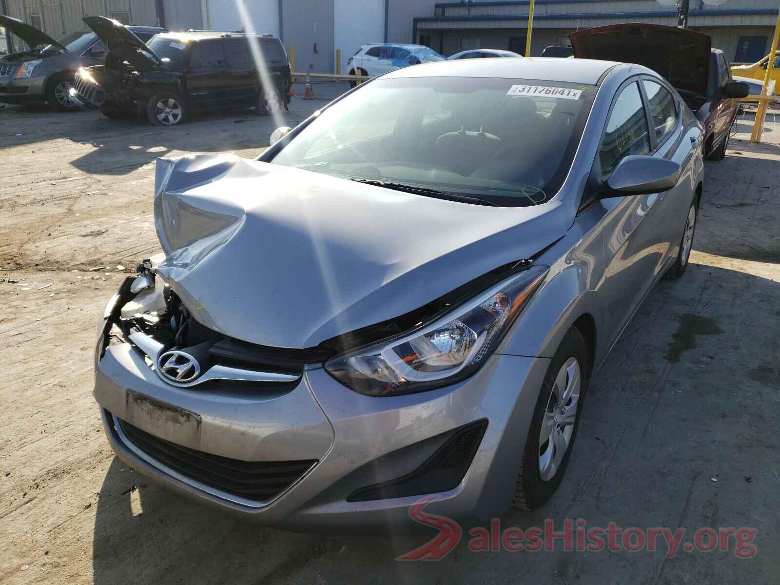 5NPDH4AE4GH730809 2016 HYUNDAI ELANTRA