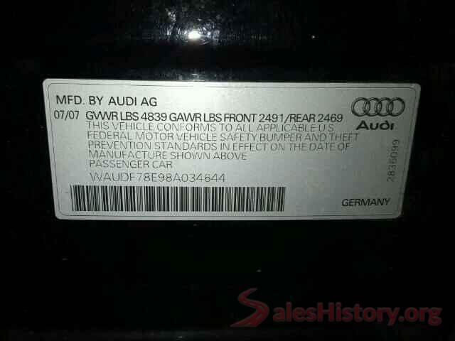 WBA4Z1C59JEC59577 2008 AUDI A4