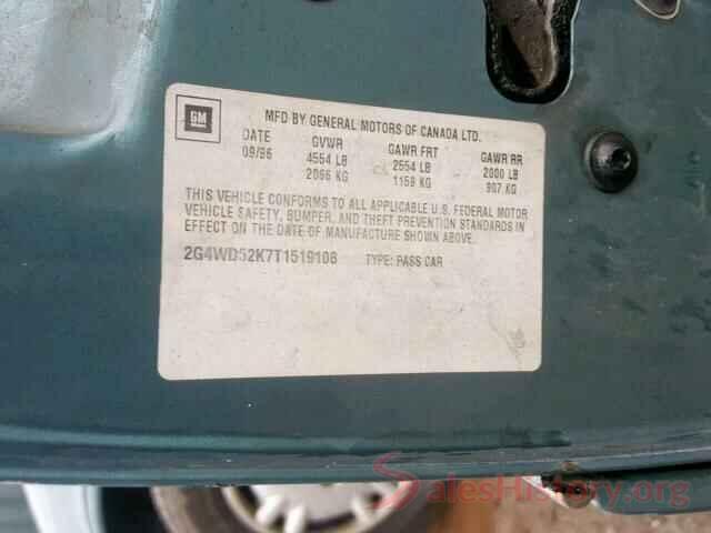 19XFC2F52GE087207 1996 BUICK REGAL