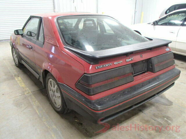 3VV2B7AX3KM104099 1987 FORD ESCORT