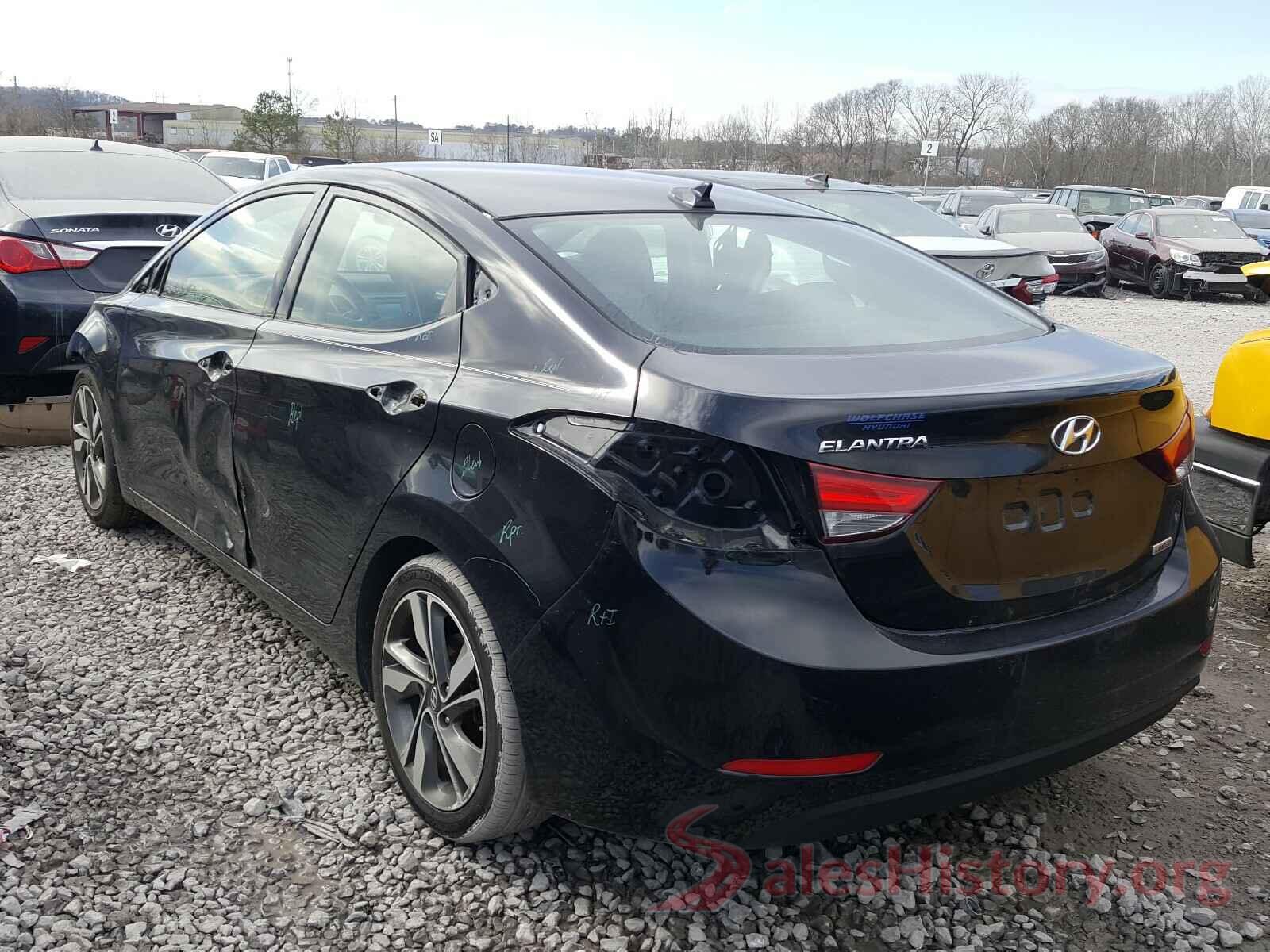 5NPDH4AE4GH654735 2016 HYUNDAI ELANTRA