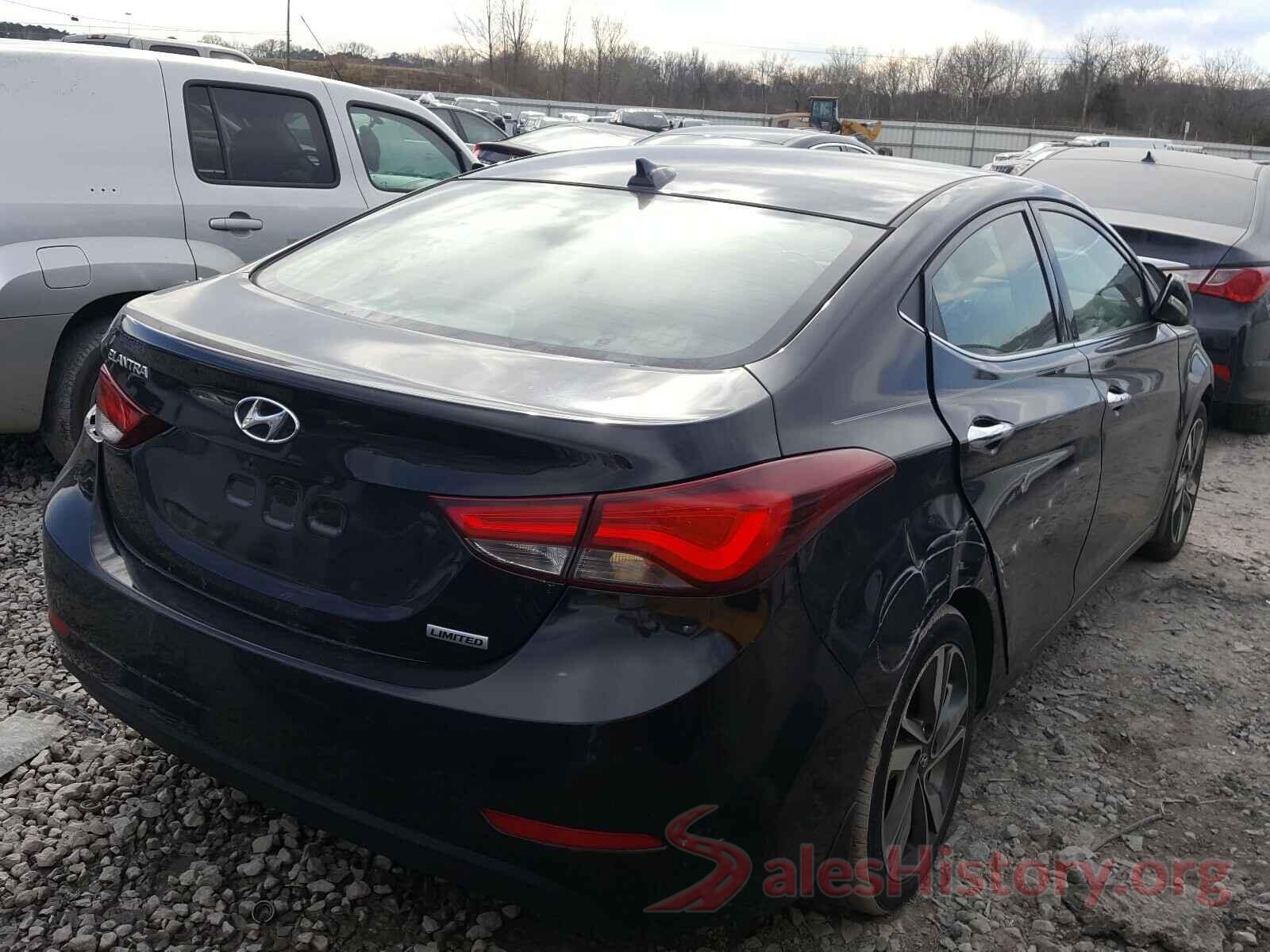 5NPDH4AE4GH654735 2016 HYUNDAI ELANTRA