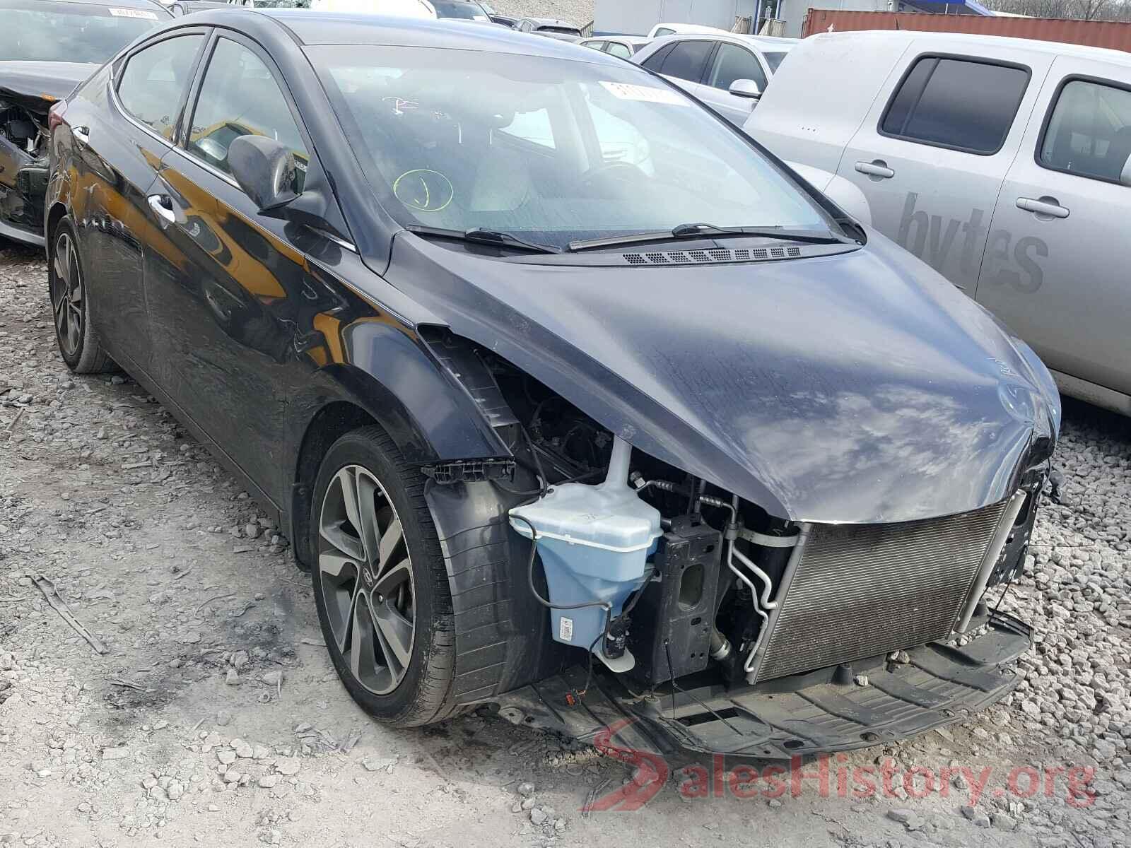 5NPDH4AE4GH654735 2016 HYUNDAI ELANTRA