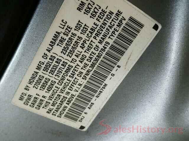 1C4PJMCX0KD432529 2006 HONDA ODYSSEY