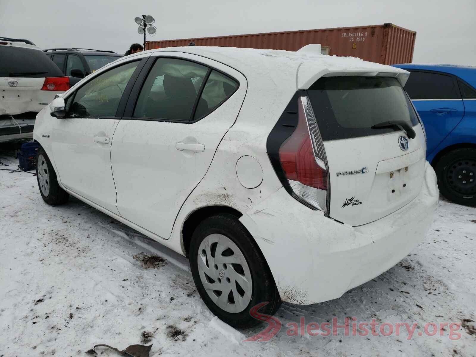 JTDKDTB38G1117190 2016 TOYOTA PRIUS