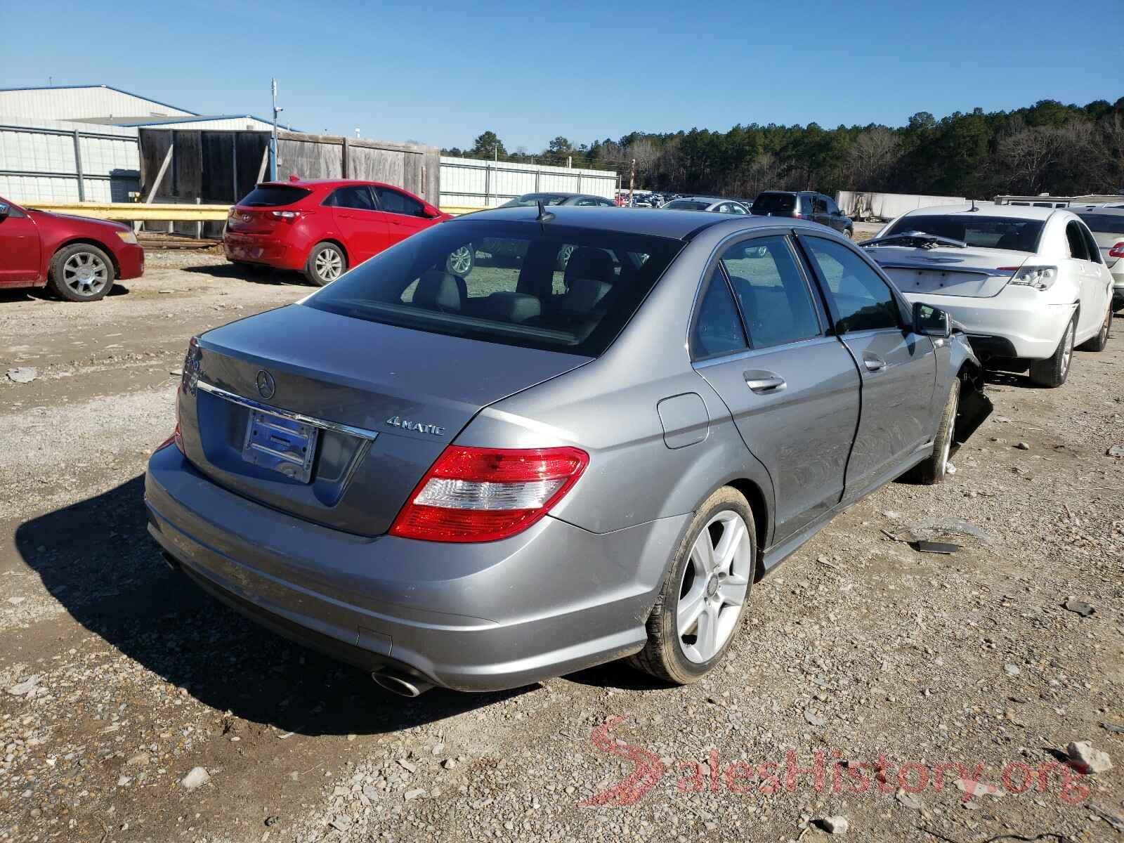 4T1BK1EB1GU234360 2011 MERCEDES-BENZ C CLASS