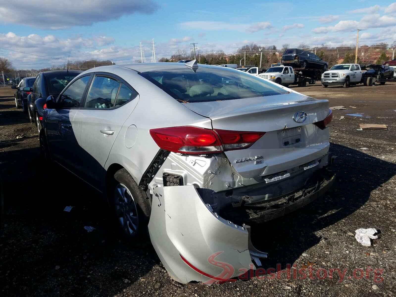 3TMAZ5CN7JM077722 2017 HYUNDAI ELANTRA