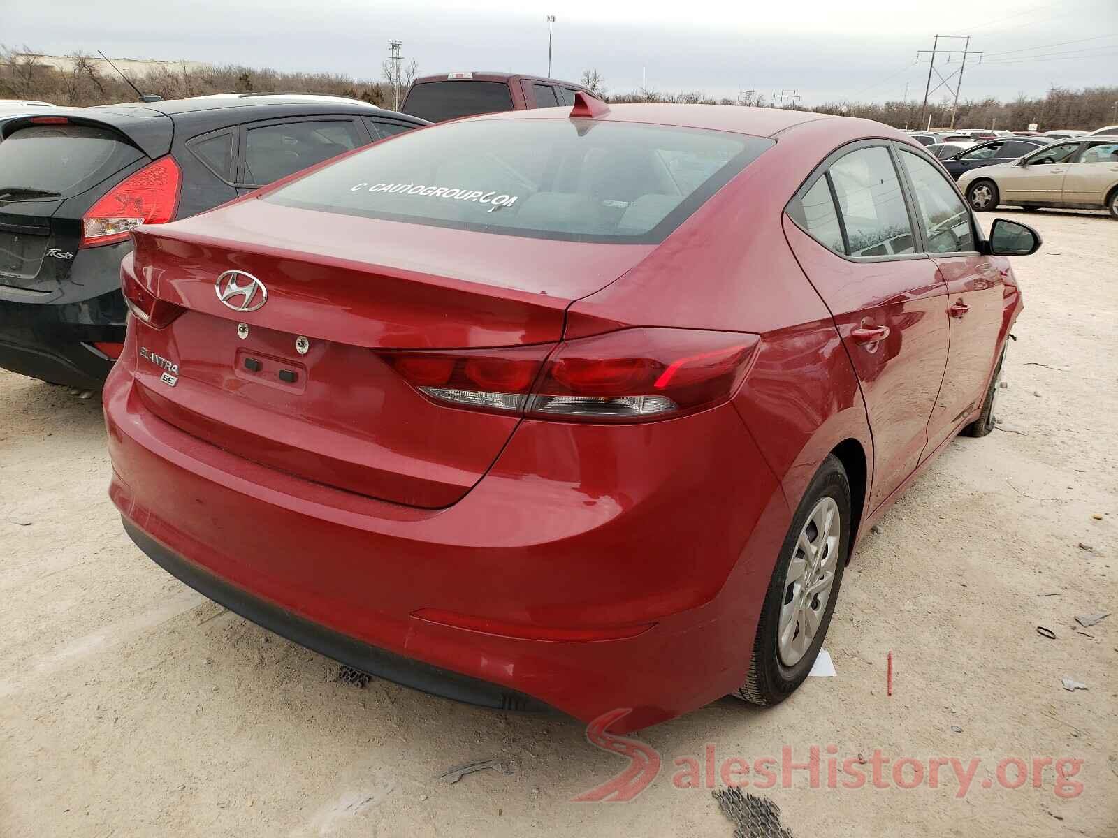 5NPD74LF6HH199221 2017 HYUNDAI ELANTRA