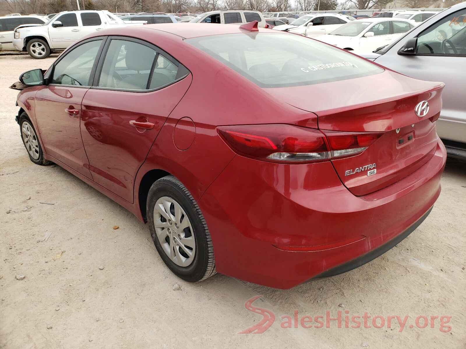 5NPD74LF6HH199221 2017 HYUNDAI ELANTRA