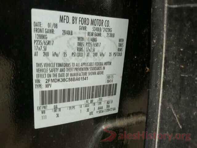 4T1B11HK6KU254627 2008 FORD EDGE