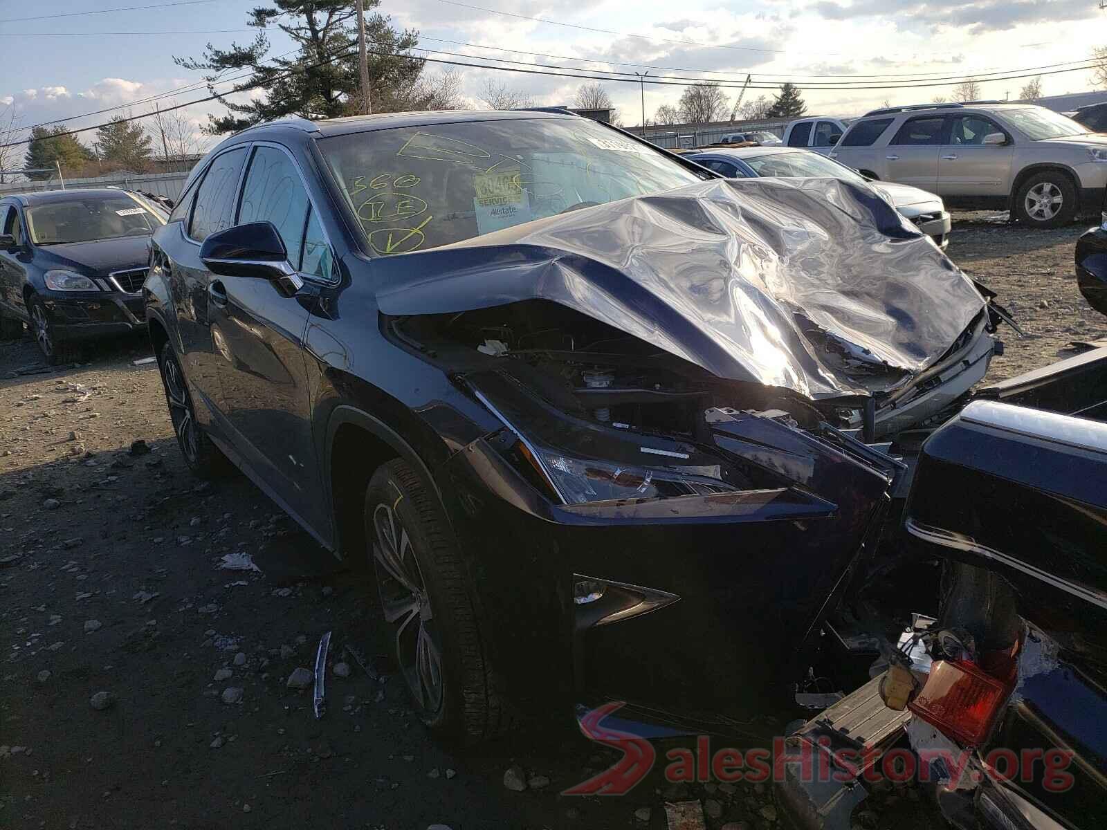 2T2BZMCAXKC201466 2019 LEXUS RX350