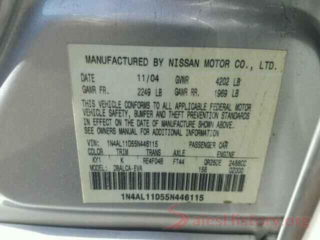 5TDYZ3DC3HS822623 2005 NISSAN ALTIMA