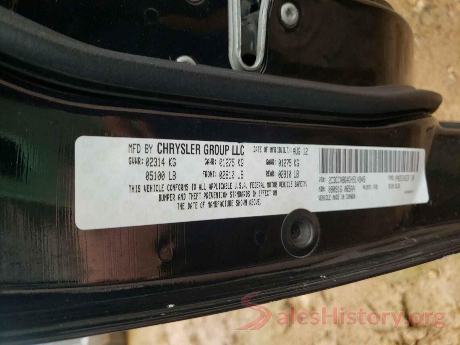 KNMAT2MT3GP716162 2013 CHRYSLER 300