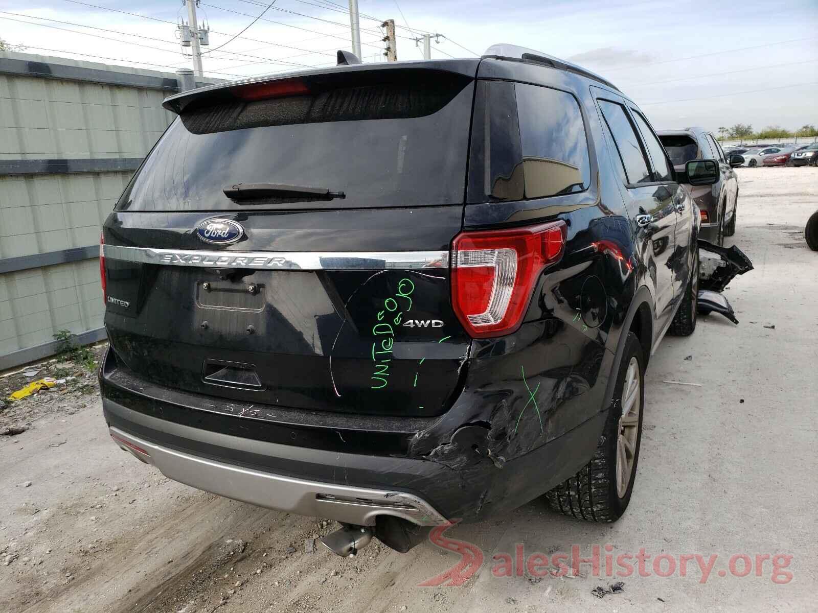 1FM5K8F83HGC38838 2017 FORD EXPLORER