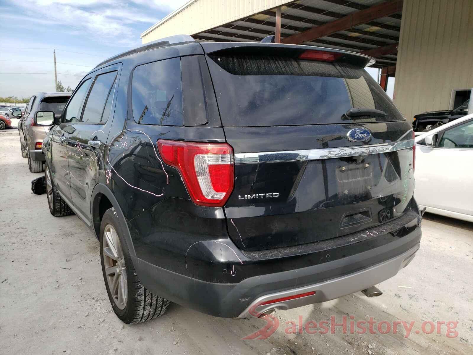 1FM5K8F83HGC38838 2017 FORD EXPLORER