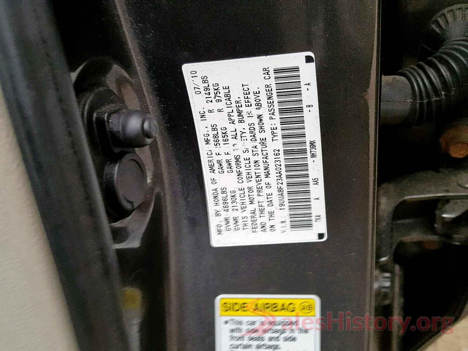 1HGCV1F15KA066336 2010 ACURA TL