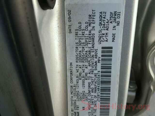 4T1B11HK8KU271431 2003 TOYOTA 4RUNNER