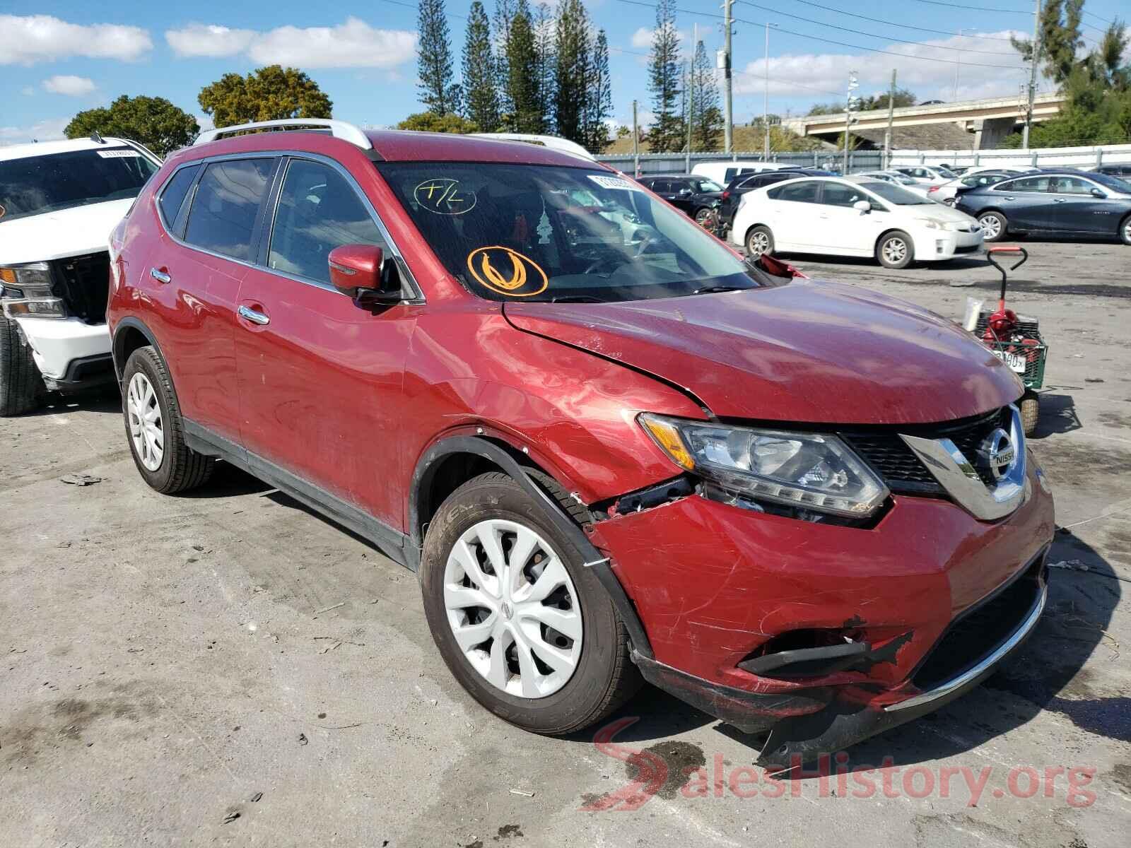 5N1AT2MT4GC893029 2016 NISSAN ROGUE