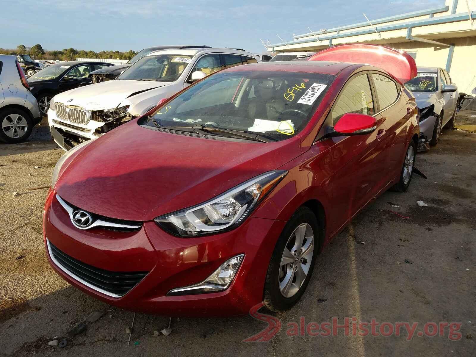 KMHDH4AE1GU623881 2016 HYUNDAI ELANTRA