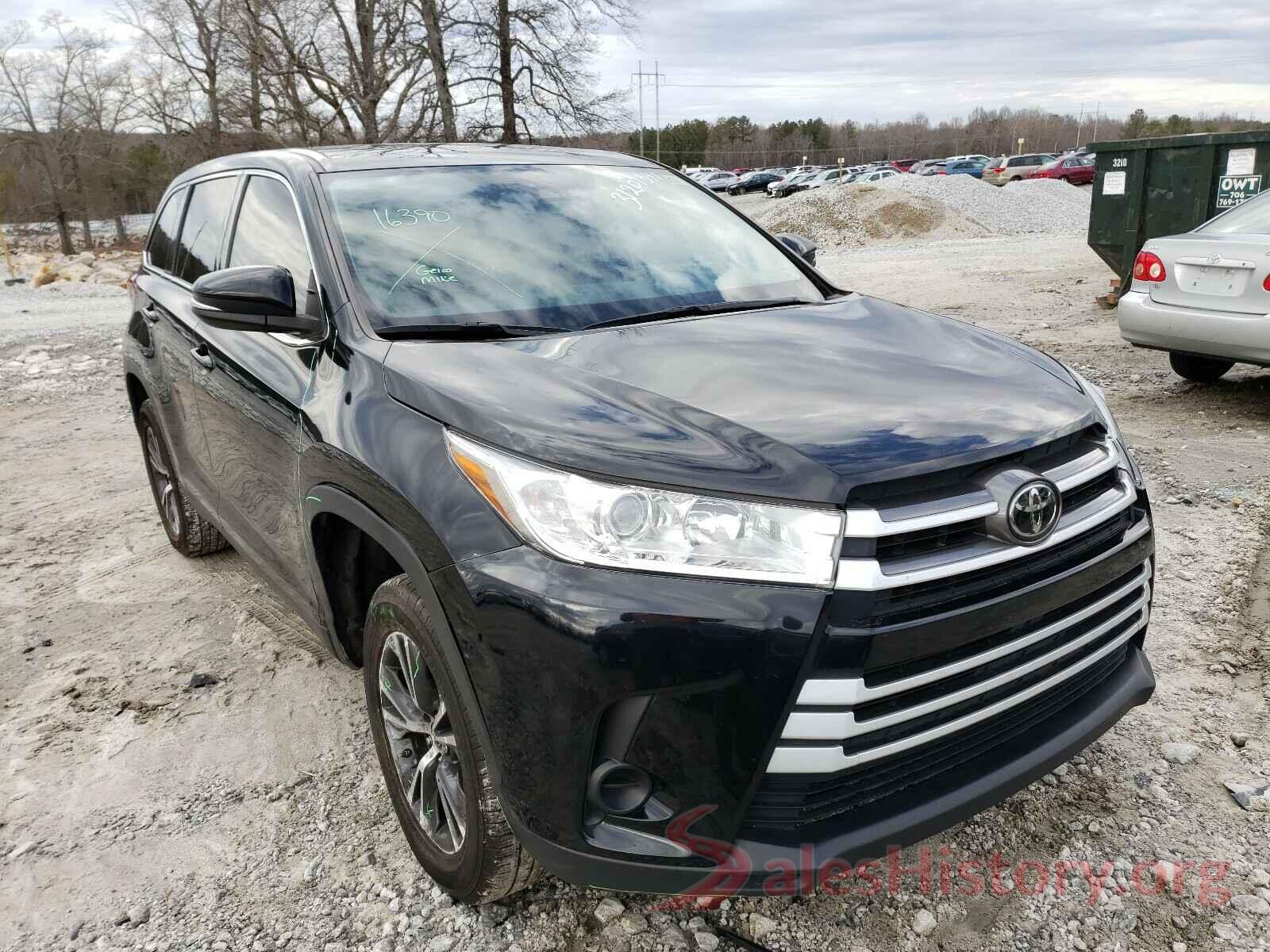 5TDZARFH0KS048345 2019 TOYOTA HIGHLANDER