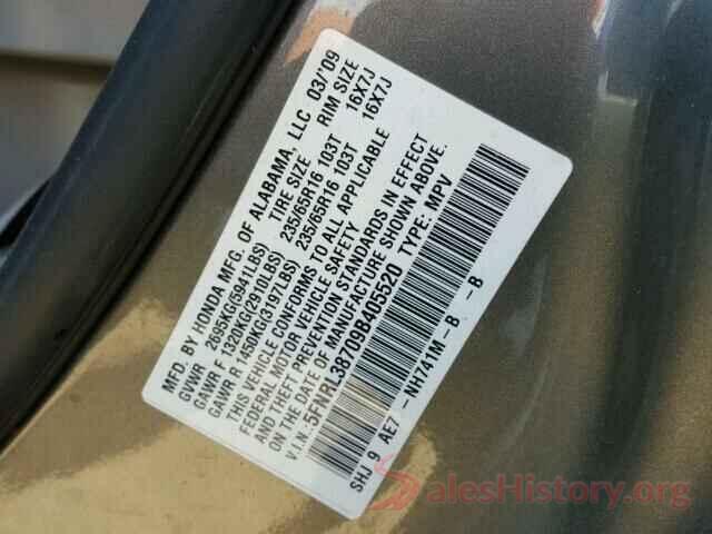 1VWCA7A38LC014112 2009 HONDA ODYSSEY