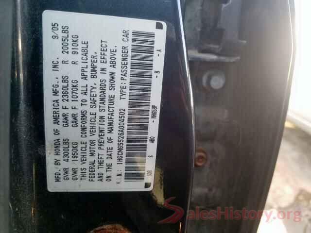 2HGFC3A57JH754055 2006 HONDA ACCORD