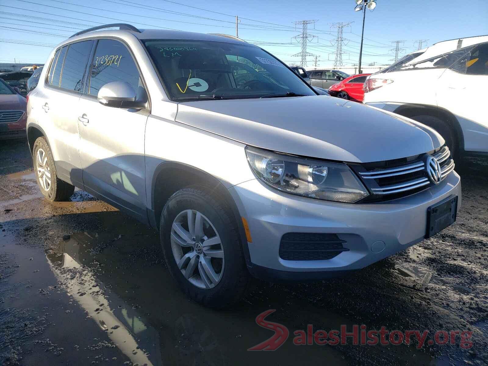 WVGAV7AX7GW607493 2016 VOLKSWAGEN TIGUAN