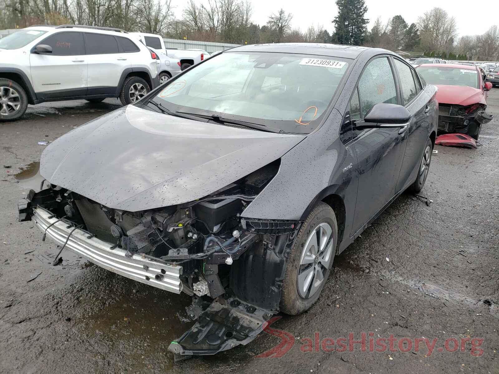 JTDKARFU3H3538352 2017 TOYOTA PRIUS