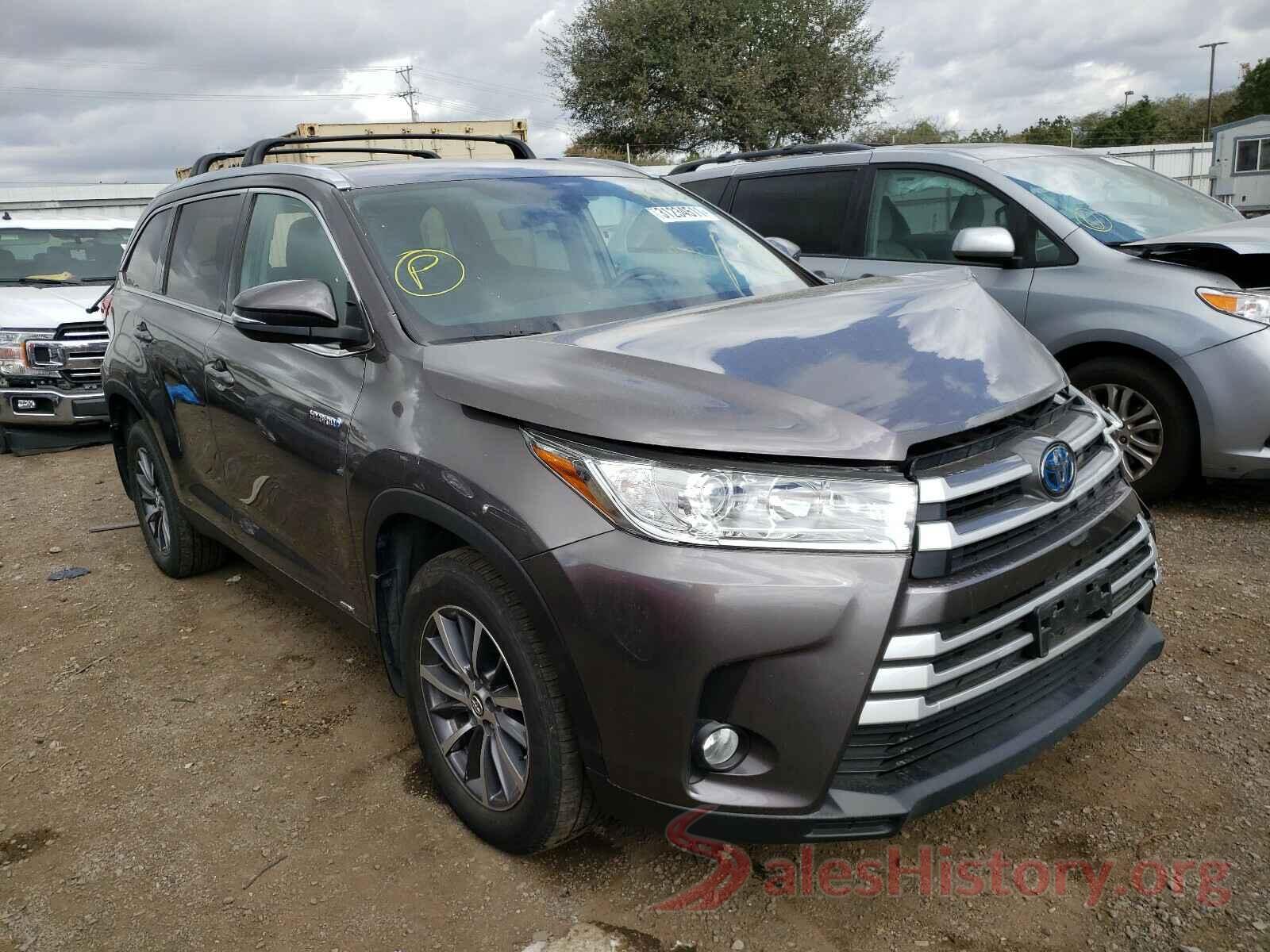 5TDJGRFH8KS057659 2019 TOYOTA HIGHLANDER