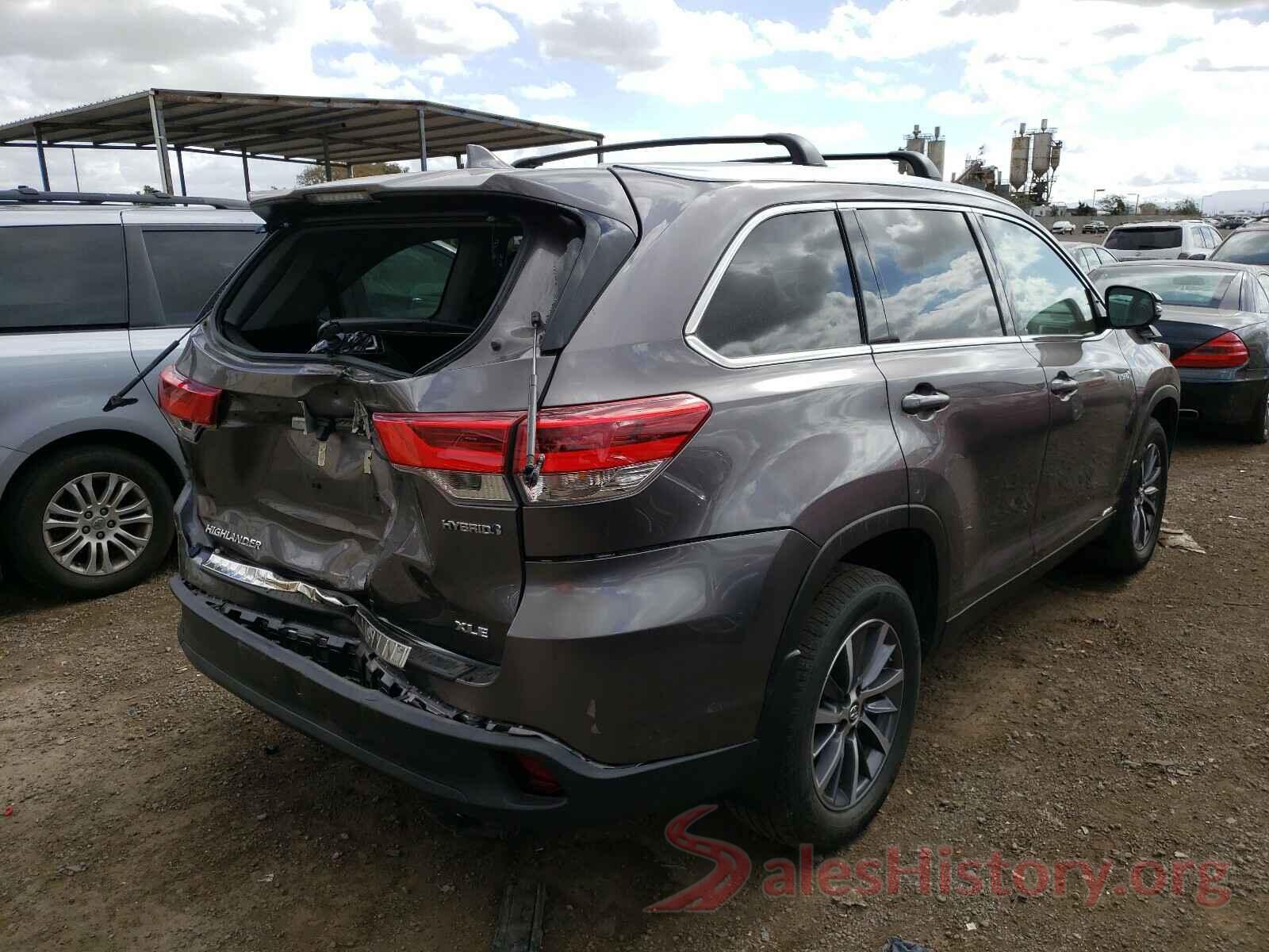 5TDJGRFH8KS057659 2019 TOYOTA HIGHLANDER