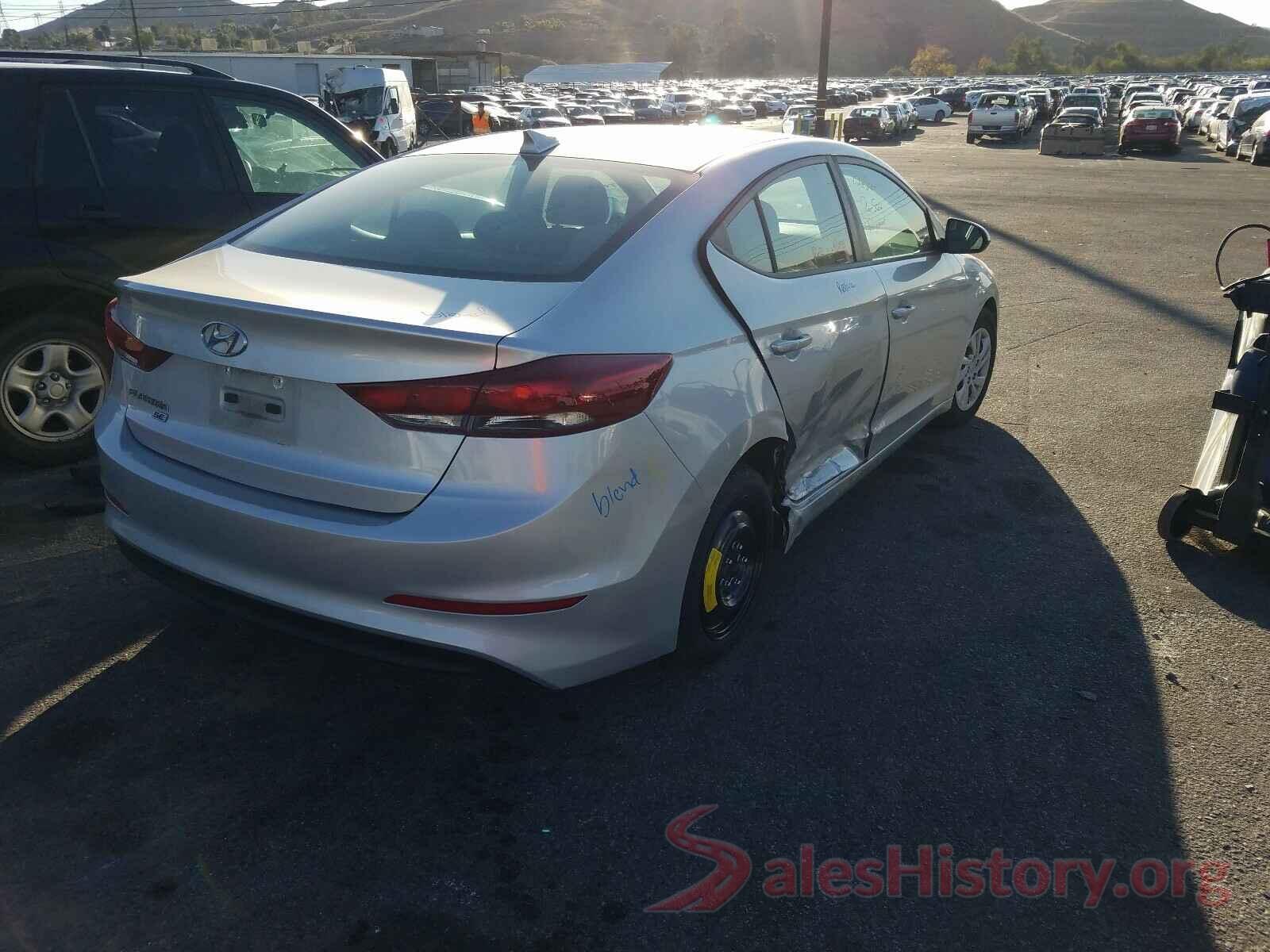 5NPD74LF0HH204073 2017 HYUNDAI ELANTRA