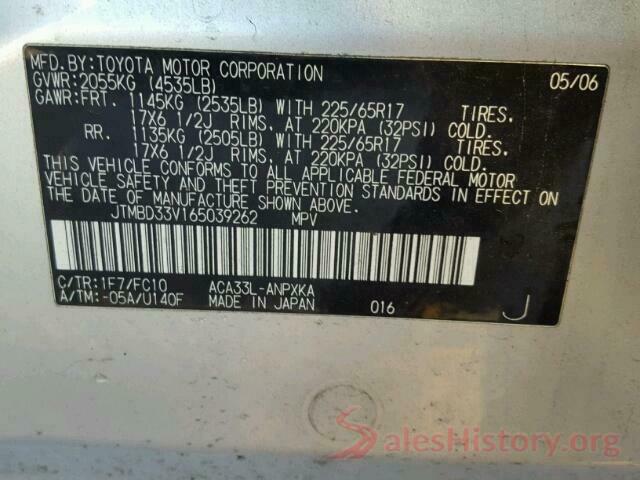 WVGBV7AX9GW606334 2006 TOYOTA RAV4