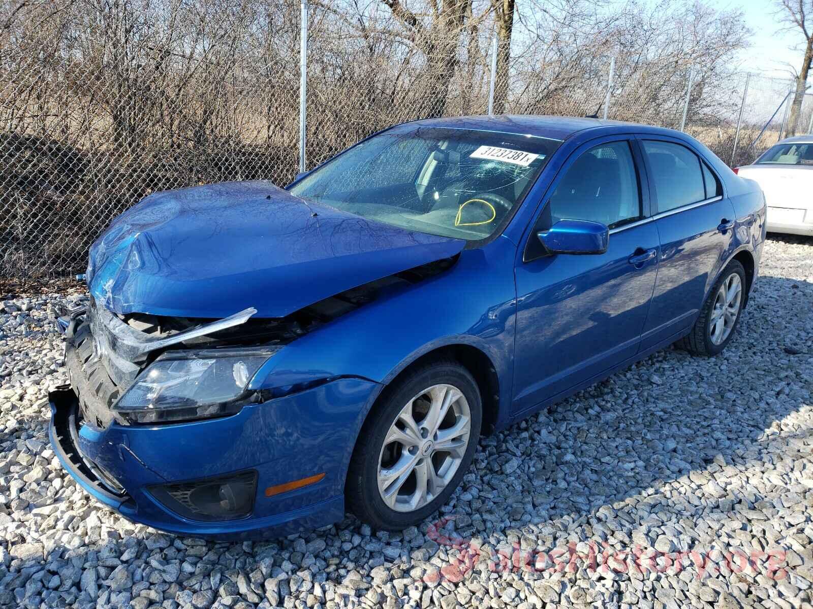 3N1CN7AP0KL847726 2012 FORD FUSION