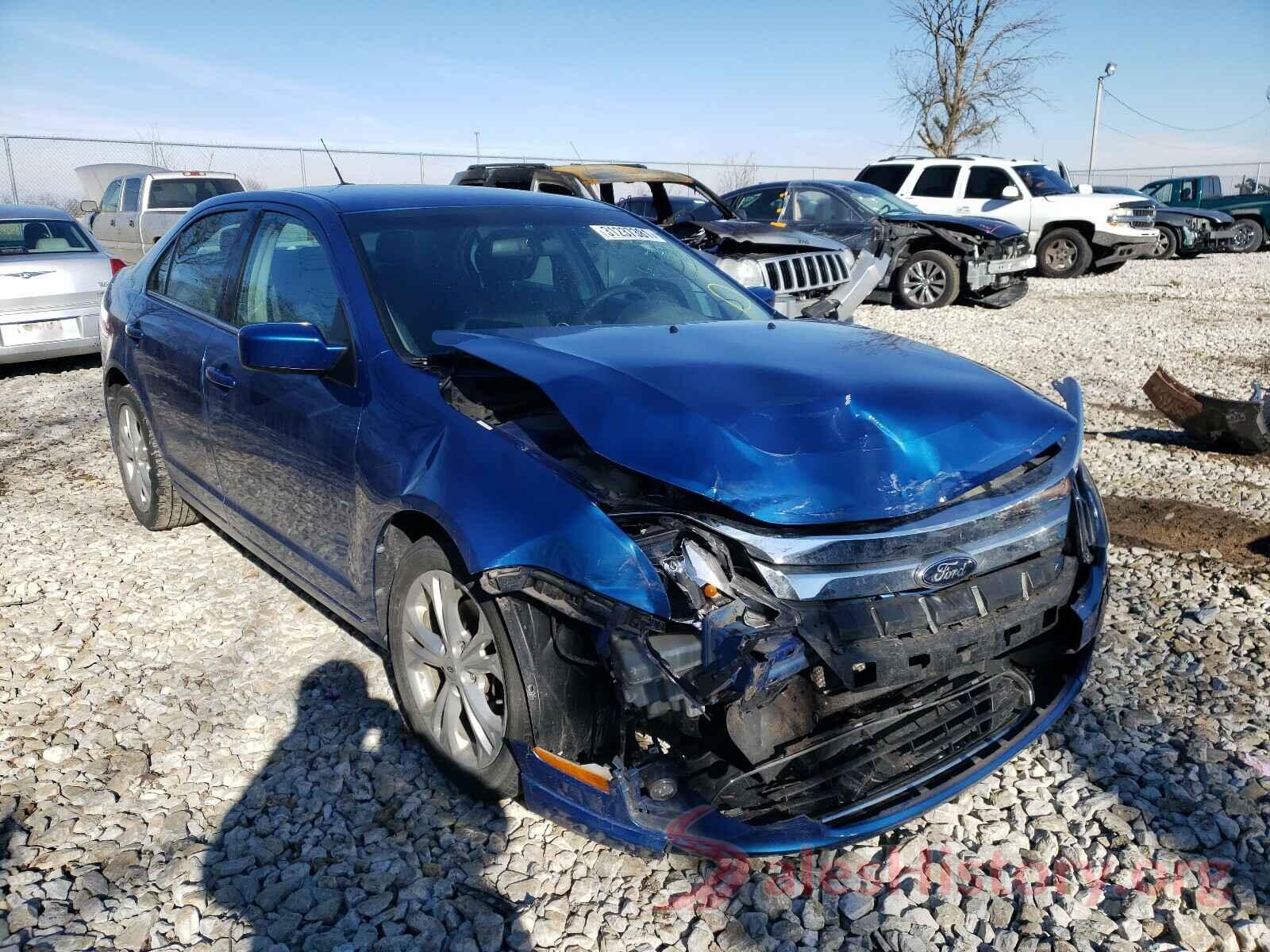 3N1CN7AP0KL847726 2012 FORD FUSION