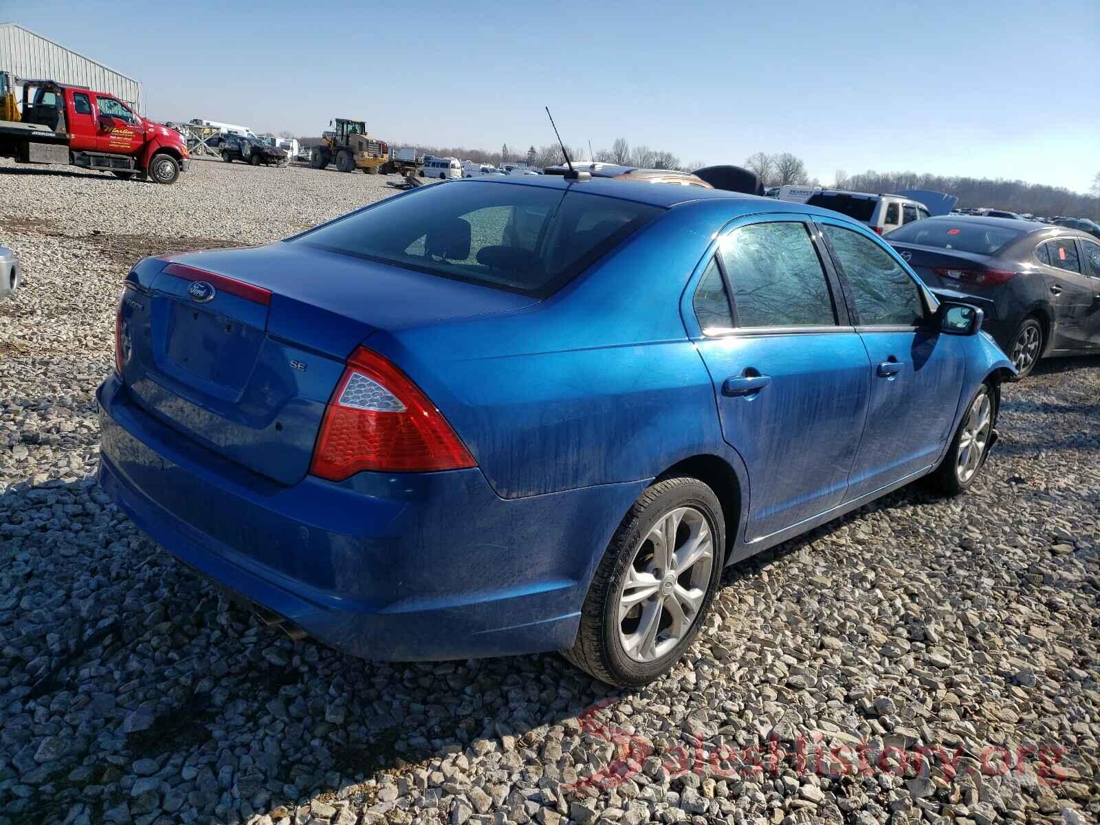 3N1CN7AP0KL847726 2012 FORD FUSION