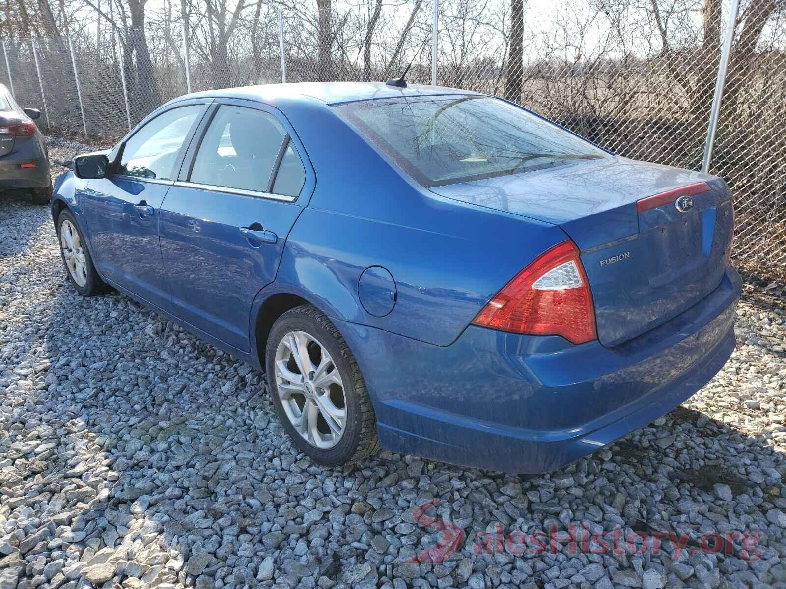 3N1CN7AP0KL847726 2012 FORD FUSION