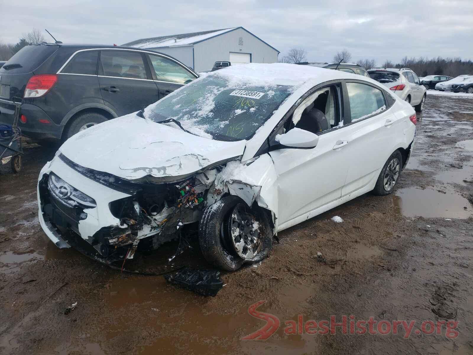 KMHCT4AEXGU106797 2016 HYUNDAI ACCENT