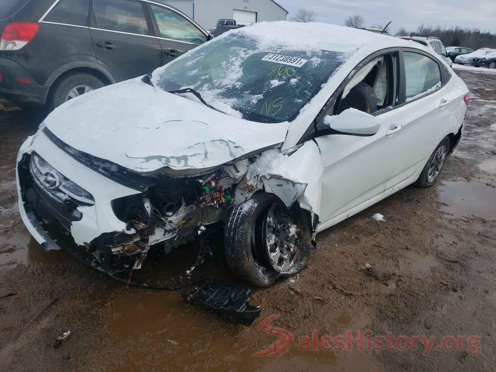 KMHCT4AEXGU106797 2016 HYUNDAI ACCENT