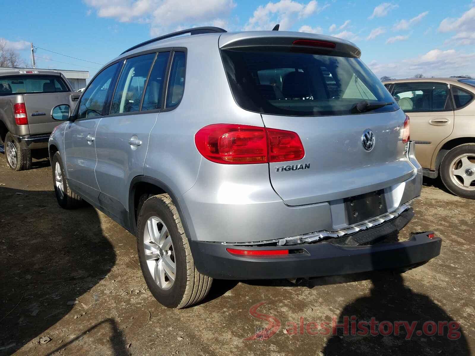 WVGBV7AXXHK002199 2017 VOLKSWAGEN TIGUAN