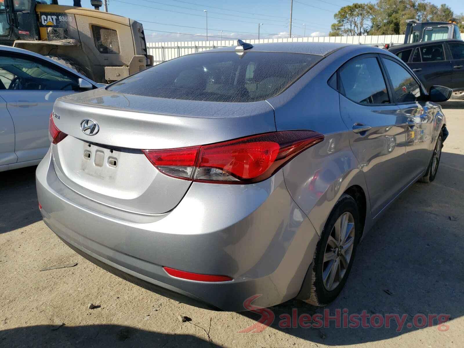 5NPDH4AE4GH722077 2016 HYUNDAI ELANTRA