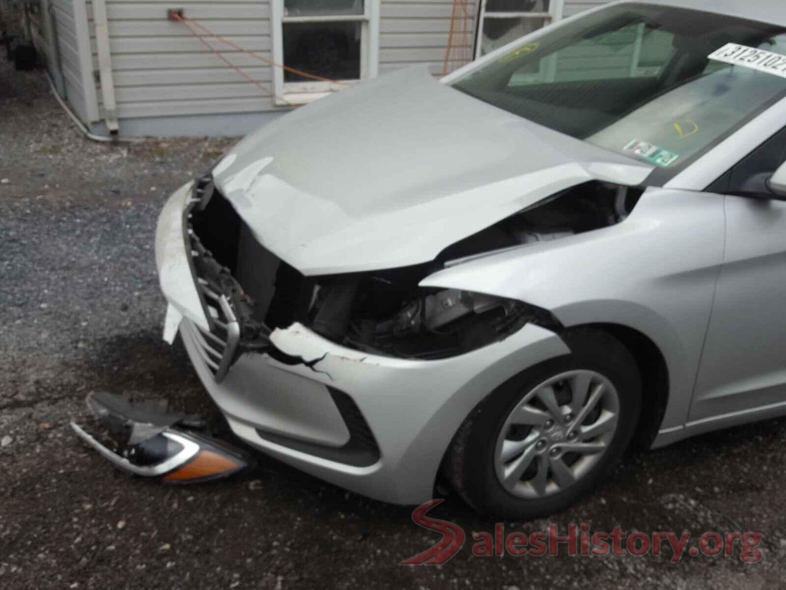 KMHD74LF7HU123122 2017 HYUNDAI ELANTRA