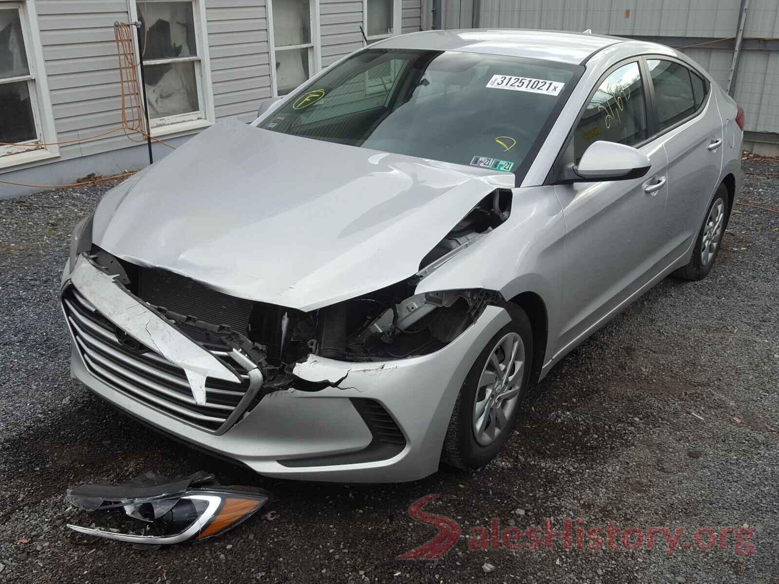 KMHD74LF7HU123122 2017 HYUNDAI ELANTRA